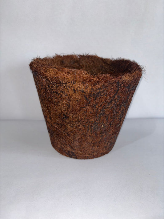 Maceta de fibra de coco 14.0 X 17.0 cm.